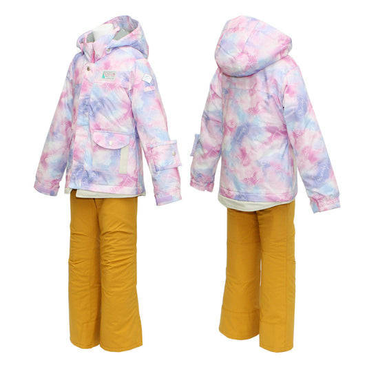 Junior ski wear, top and bottom set, JUNIOR SUIT, size adjustable