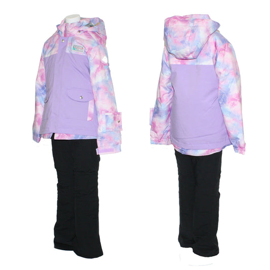 ジュニア ガールズ スノースーツ スキーウェア 上下セット JUNIOR SUIT ピンク