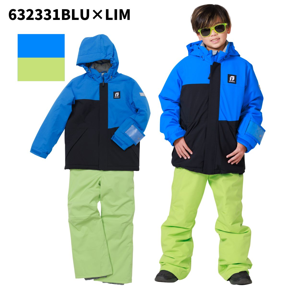 キッズ ジュニア スキーウェア 上下セット スノーウェア JUNIOR SUIT オンヨネ