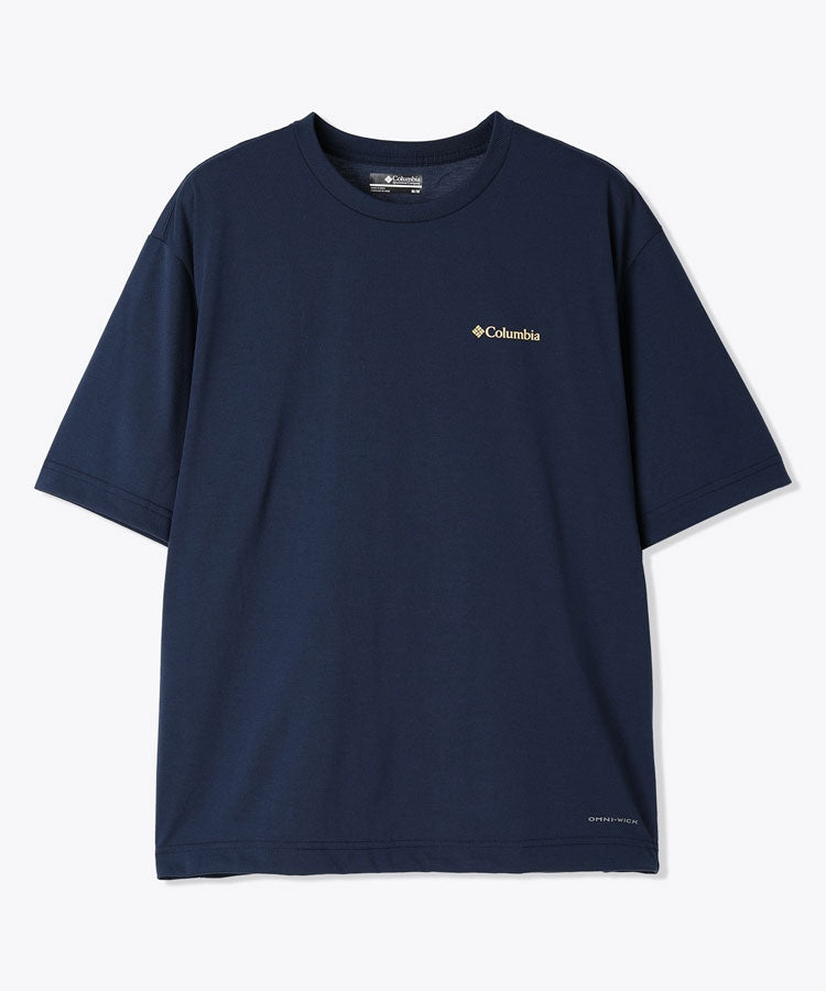 シダートレイルバックグラフィックTシャツ メンズ 半袖 Tシャツ トレッキング 登山