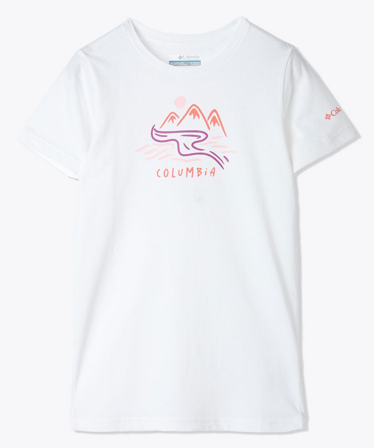 ミッションレイクショートスリーブグラフィックシャツ キッズ アウトドア 半袖 Tシャツ