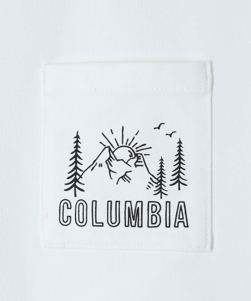 ウィメンズヤハラフォレストポケットショートスリーブTシャツ 半袖 ワンポイント シンプル