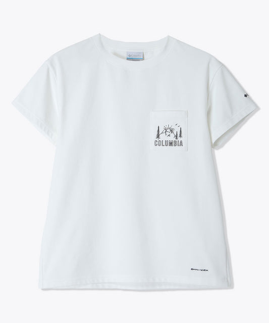 ウィメンズヤハラフォレストポケットショートスリーブTシャツ 半袖 ワンポイント シンプル