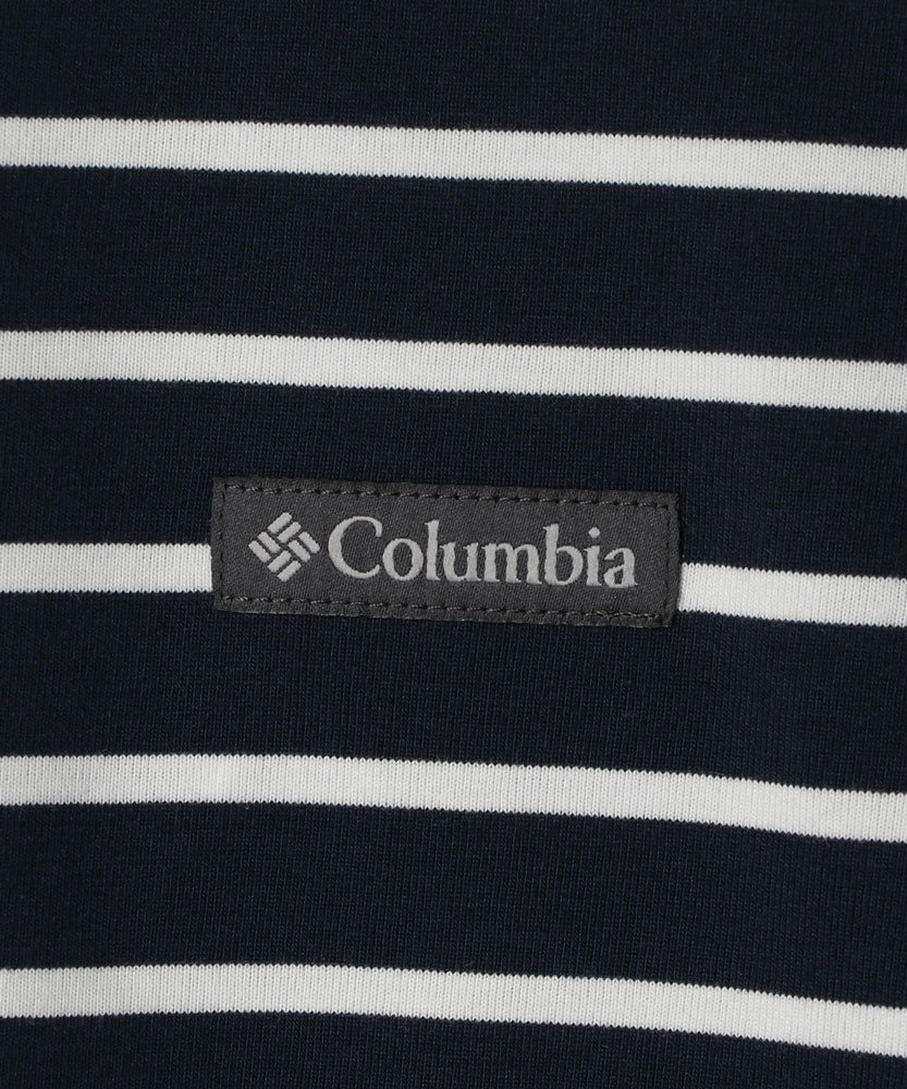 ウィメンズリラクシングモーメントIIロングスリーブクルー ボーダー 長袖 カジュアル