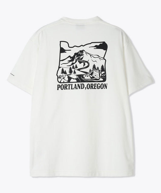 ヤハラフォレストグラフィックショートスリーブTシャツ 半袖 アウトドア