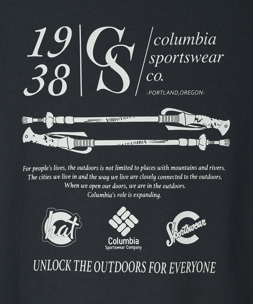 スタックブルックグラフィックロングスリーブTシャツ カジュアル アウトドア 長袖 シンプル