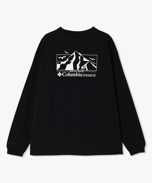 ロマビスタグラフィックロングスリーブTシャツ ロンT 長袖 カジュアル アウトドア