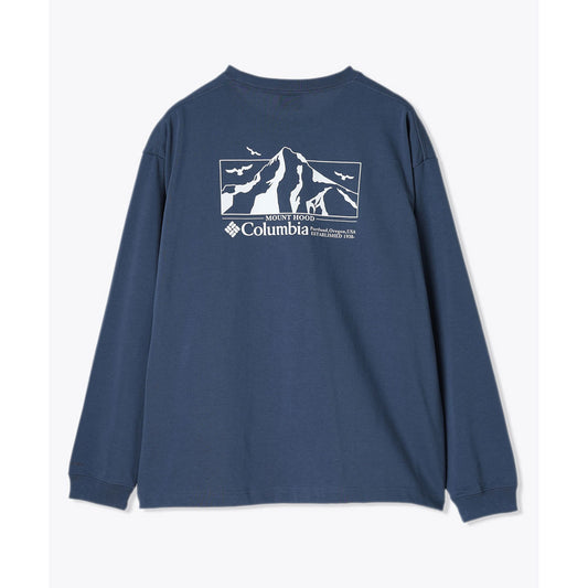 ロマビスタグラフィックロングスリーブTシャツ ロンT 長袖 カジュアル アウトドア