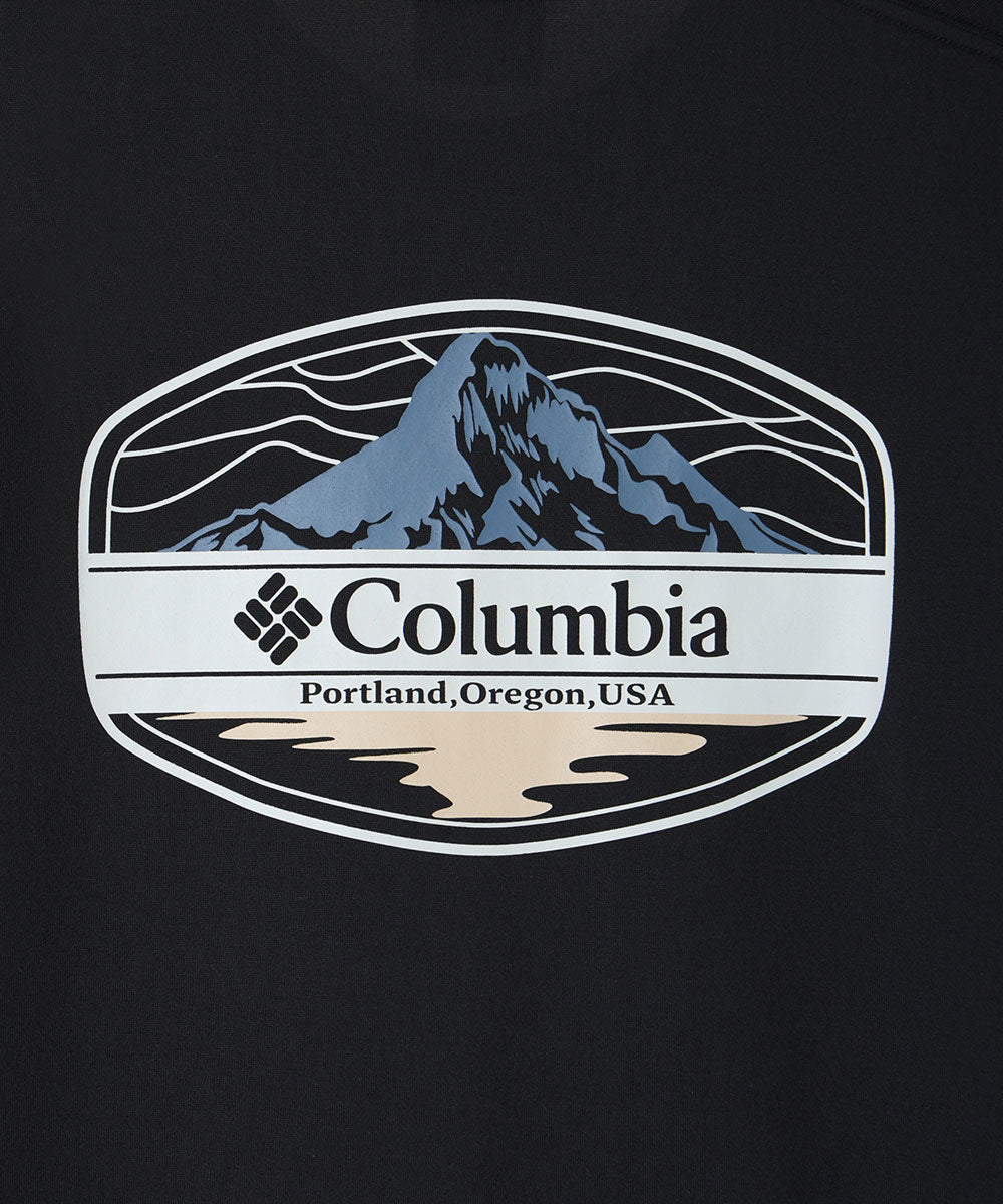 サンライズストレイトオムニフリーズゼログラフィックショートスリーブTシャツ 半袖 シンプル