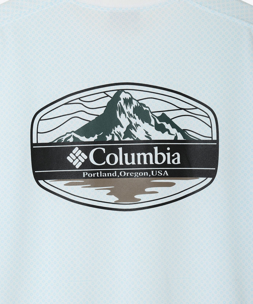 サンライズストレイトオムニフリーズゼログラフィックショートスリーブTシャツ 半袖 シンプル