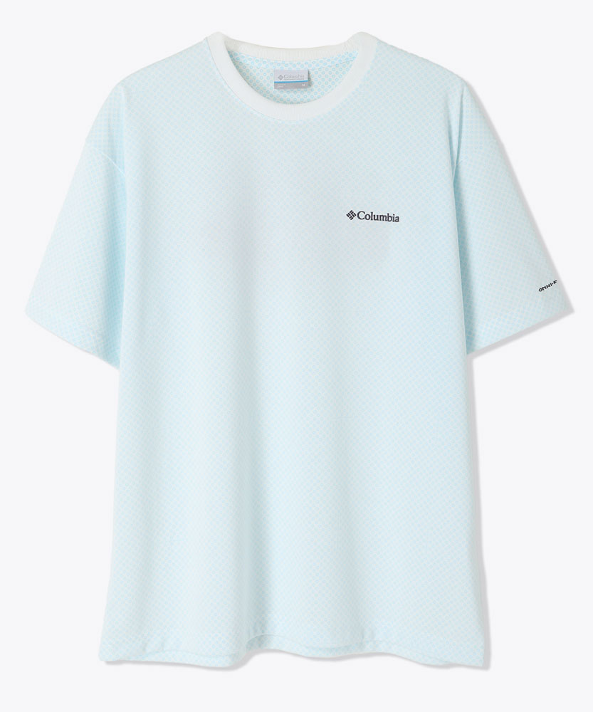 サンライズストレイトオムニフリーズゼログラフィックショートスリーブTシャツ 半袖 シンプル