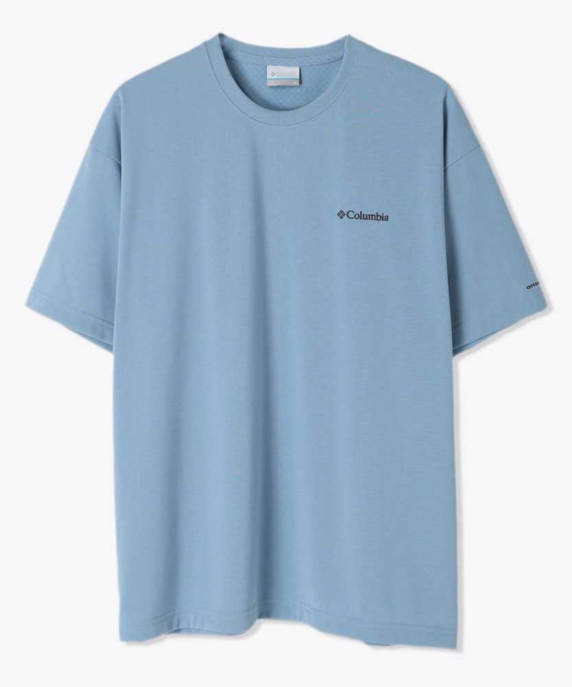 サンライズストレイトオムニフリーズゼログラフィックショートスリーブTシャツ 半袖 シンプル