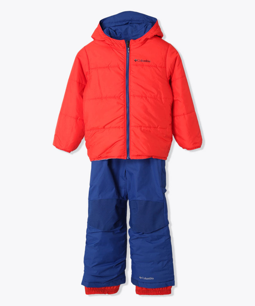 ダブルフレークIIセット キッズ スキーウェア 上下セット セットアップ スノー 子供用