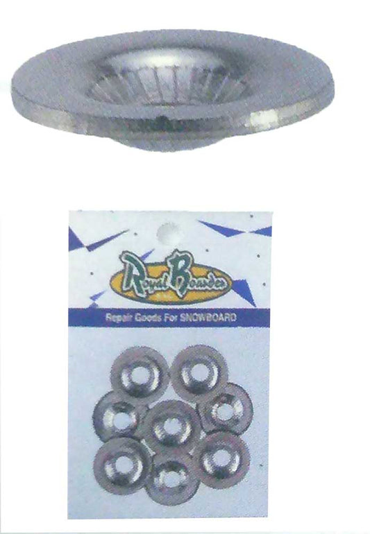 ディスクワッシャー ８個入 ステンレス スノーボード