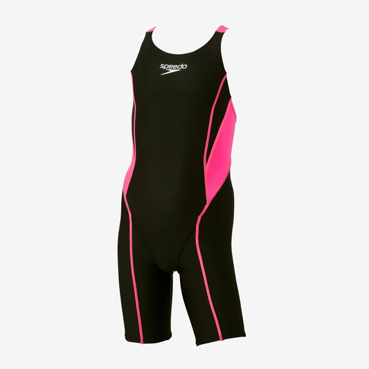 Junior Girls Flex Zero 2 Junior Open Back Kneeskin Competition Swimsuit