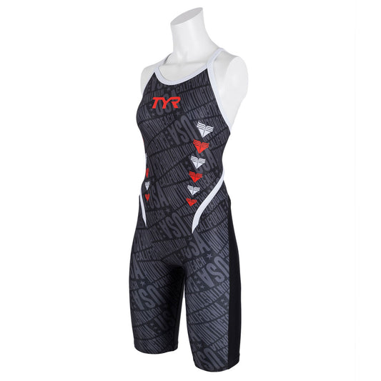 Junior Girls Competitive Swimming Training Swimsuit Short John Spat Suit Practice