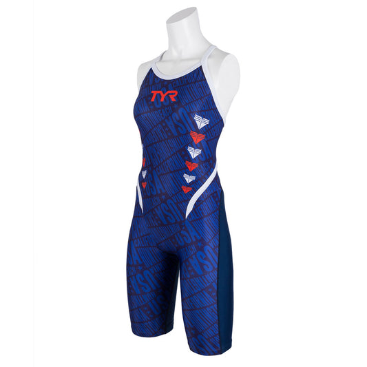 Junior Girls Competitive Swimming Training Swimsuit Short John Spat Suit Practice