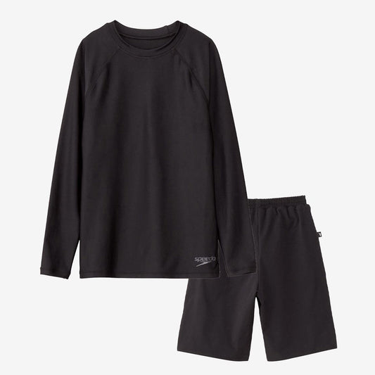 ジュニア ユニパ ロングスリーブ セパレート水着 セットアップ 子供用 学校 プール授業