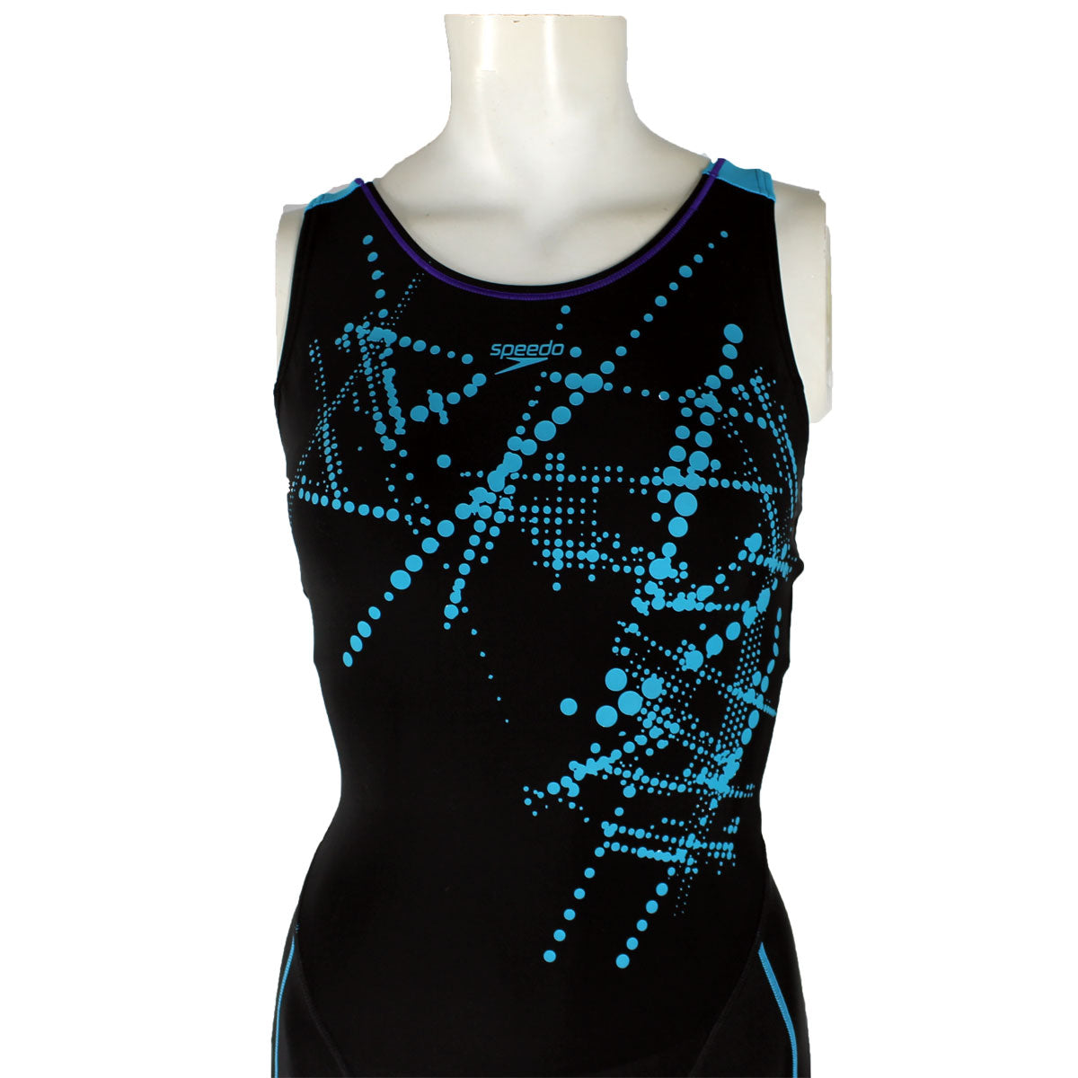 レディース スプラッシュドットルースンニースキン フィットネス水着 スパッツスーツ