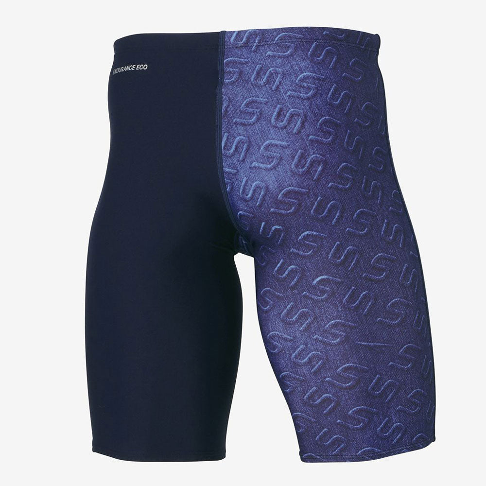 メンズ デニムターンズジャマー 競泳トレーニング水着 水泳 練習用