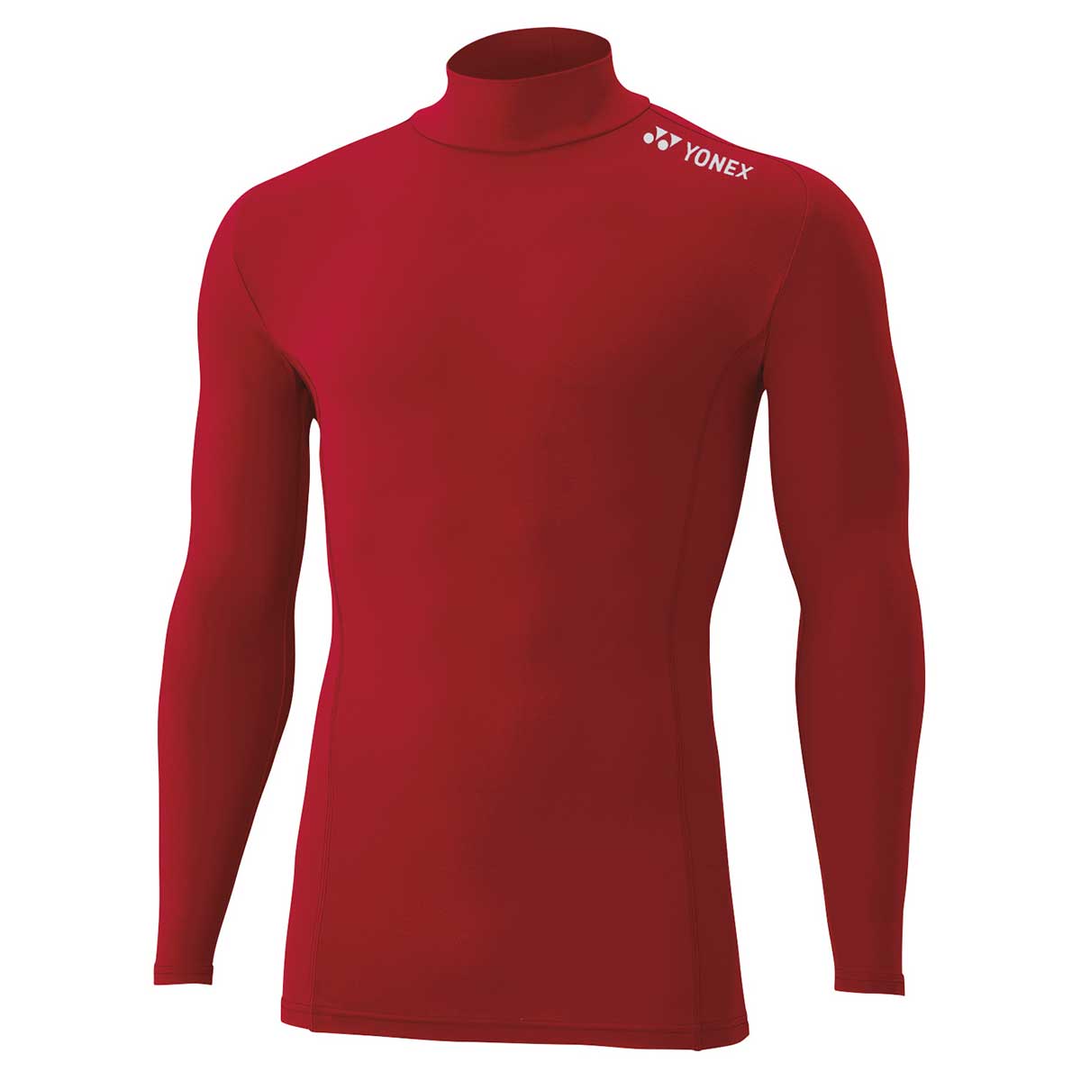 テニス・バドミントンウェア ユニセックス  ユニハイネック長袖シャツ インナーシャツ