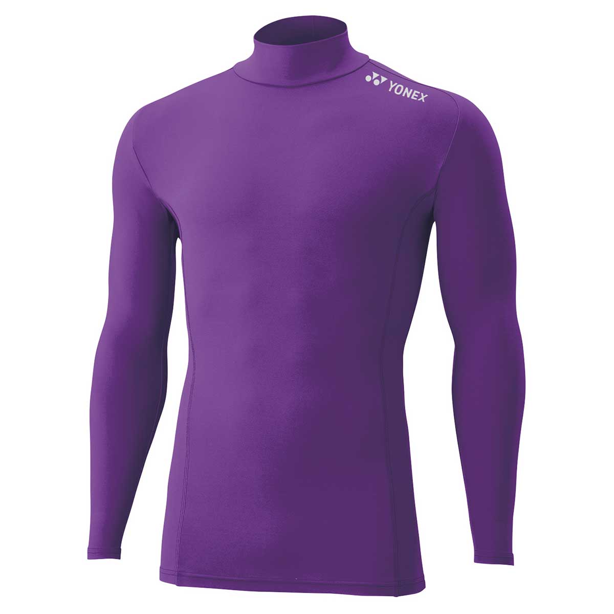 テニス・バドミントンウェア ユニセックス  ユニハイネック長袖シャツ インナーシャツ