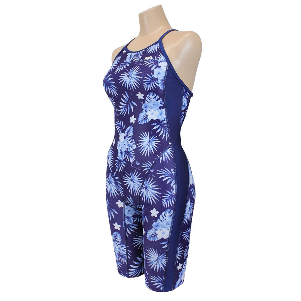 FLOWER BLOOMS Women's All-in-One Competitive Training Swimsuit for Swimming Practice