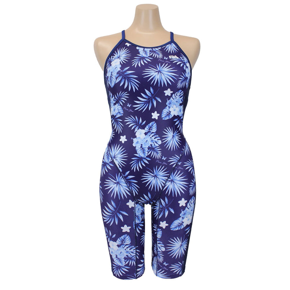 FLOWER BLOOMS Women's All-in-One Competitive Training Swimsuit for Swimming Practice