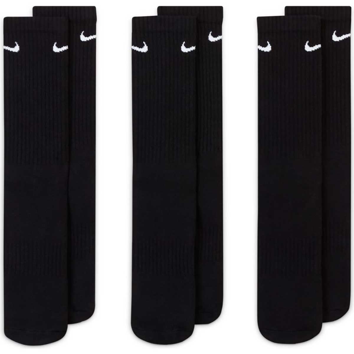 3P Everyday Cushion Crew Socks 3-Pair Set for Basketball Training