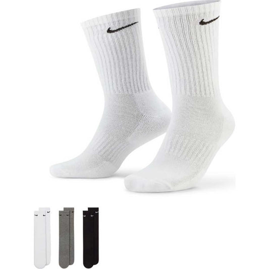 3P Everyday Cushion Crew Socks 3-Pair Set for Basketball Training