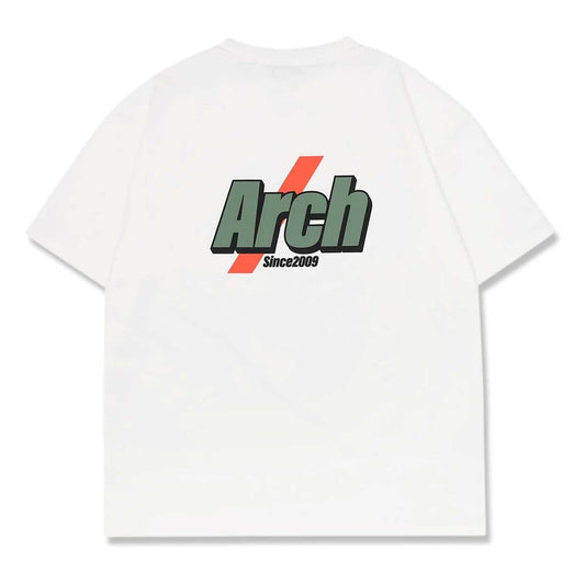 Arch diagonal bar pocket tee Basketball T-shirt short sleeve