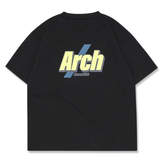 Arch diagonal bar pocket tee バスケットＴシャツ 半袖