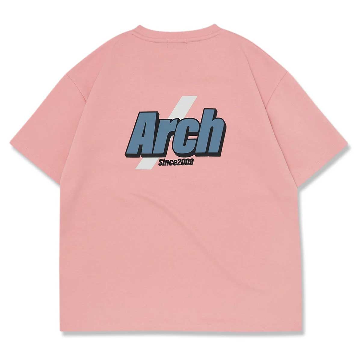 Arch diagonal bar pocket tee Basketball T-shirt short sleeve