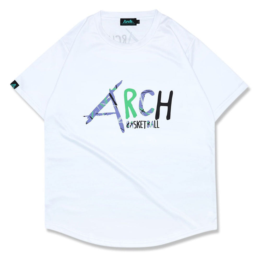 Arch scratched tee バスケットボール 半袖Tシャツ プラクティスウェア