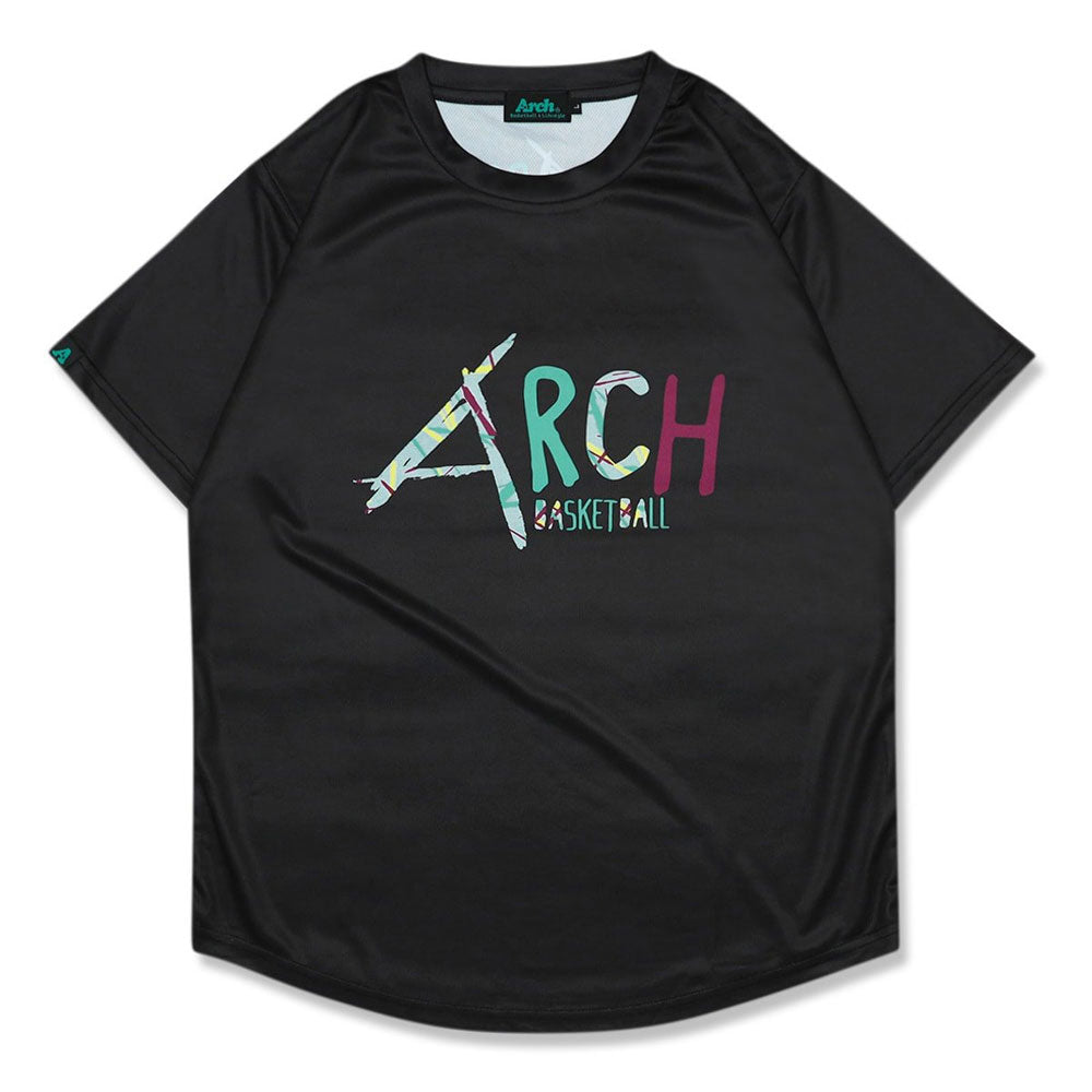 Arch scratched tee basketball short sleeve t-shirt practice wear