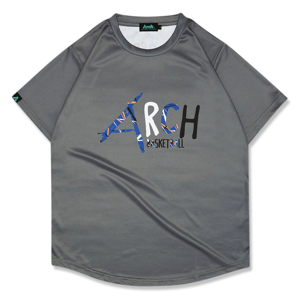 Arch scratched tee バスケットボール 半袖Tシャツ プラクティスウェア