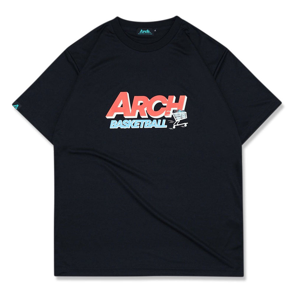 Arch run&amp;cart tee basketball short sleeve t-shirt practice wear