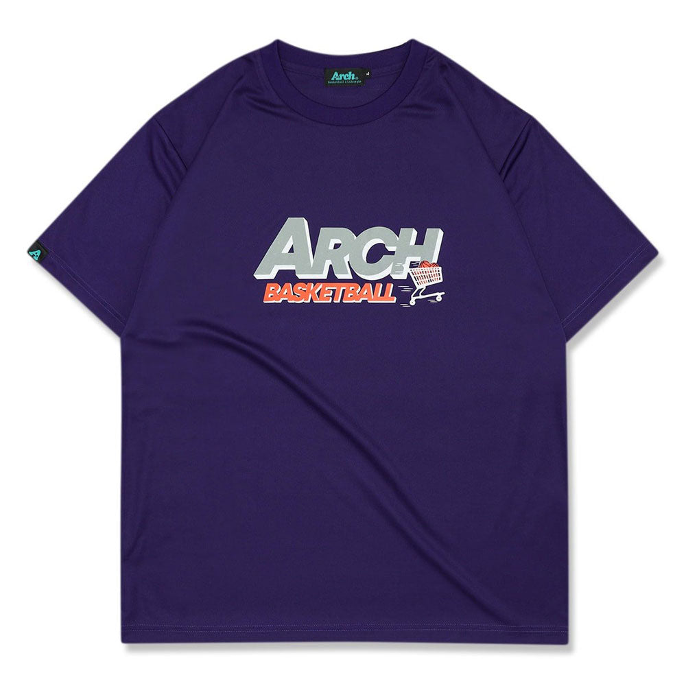 Arch run&amp;cart tee basketball short sleeve t-shirt practice wear