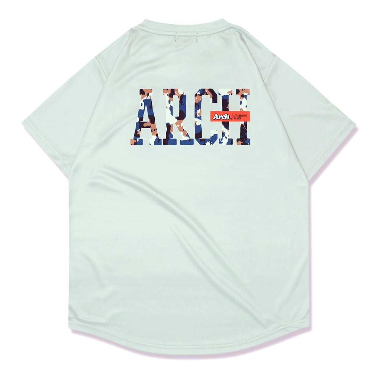 Arch watercolor tee バスケット Tシャツ