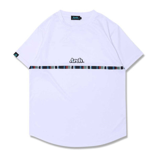 Arch paint stripe tee DRY basketball T-shirt SY hot sleeve