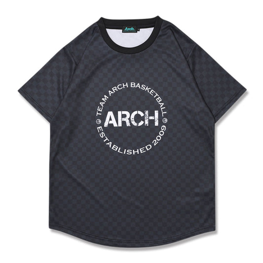 Arch checkered tee 半袖 Tシャツ バスケ 部活 スポーツ 速乾