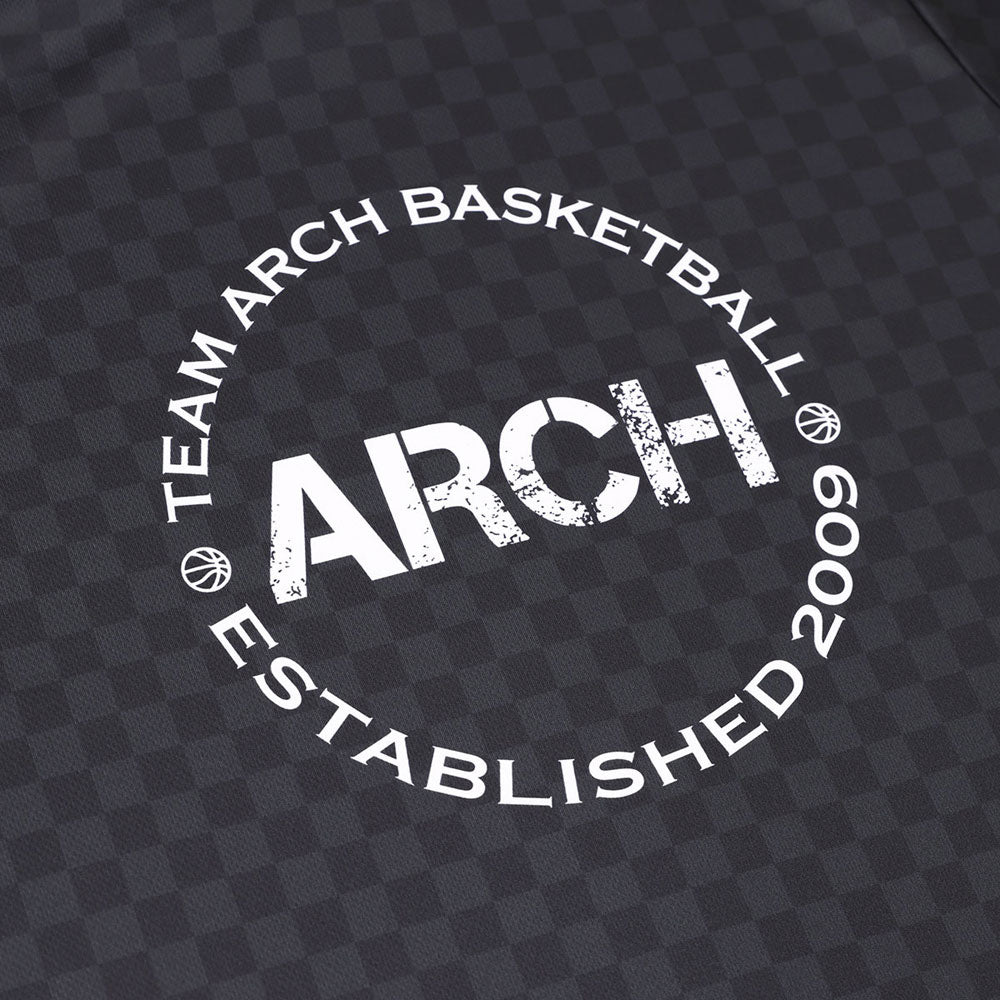Arch checkered tee 半袖 Tシャツ バスケ 部活 スポーツ 速乾