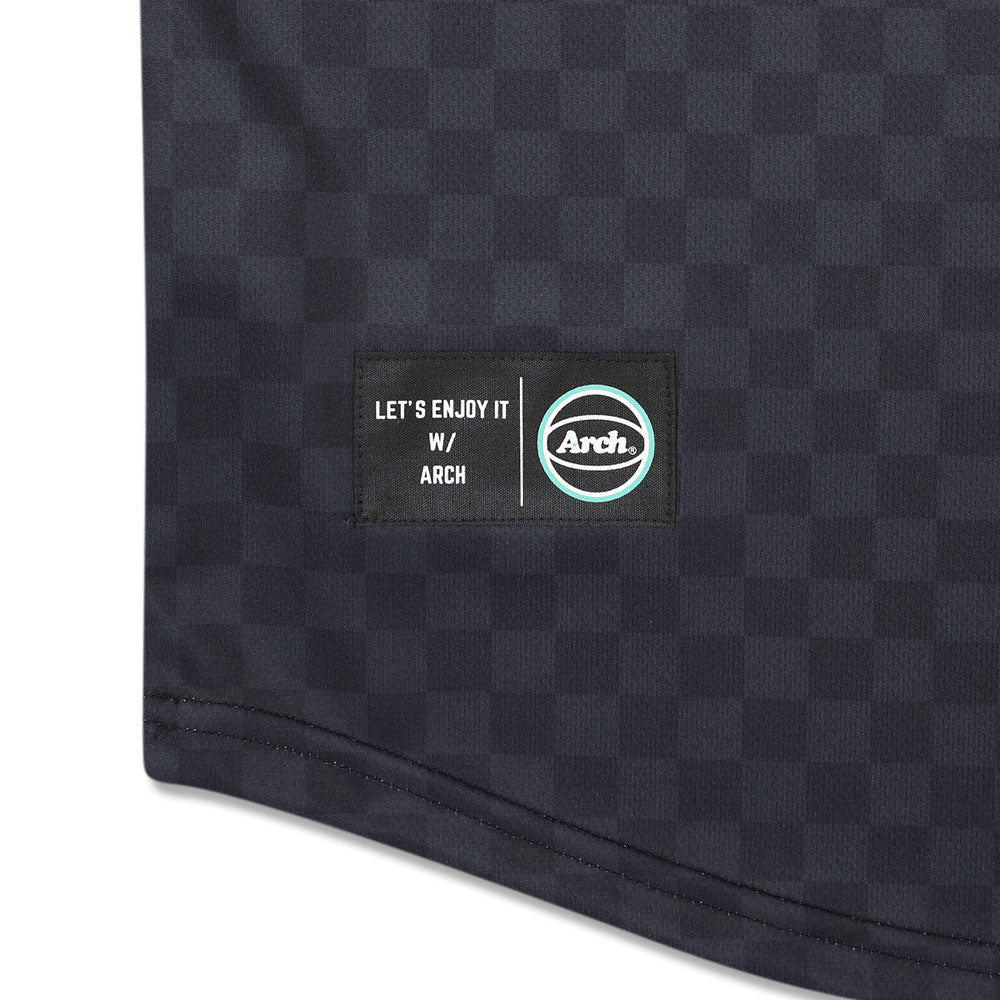 Arch checkered tee 半袖 Tシャツ バスケ 部活 スポーツ 速乾