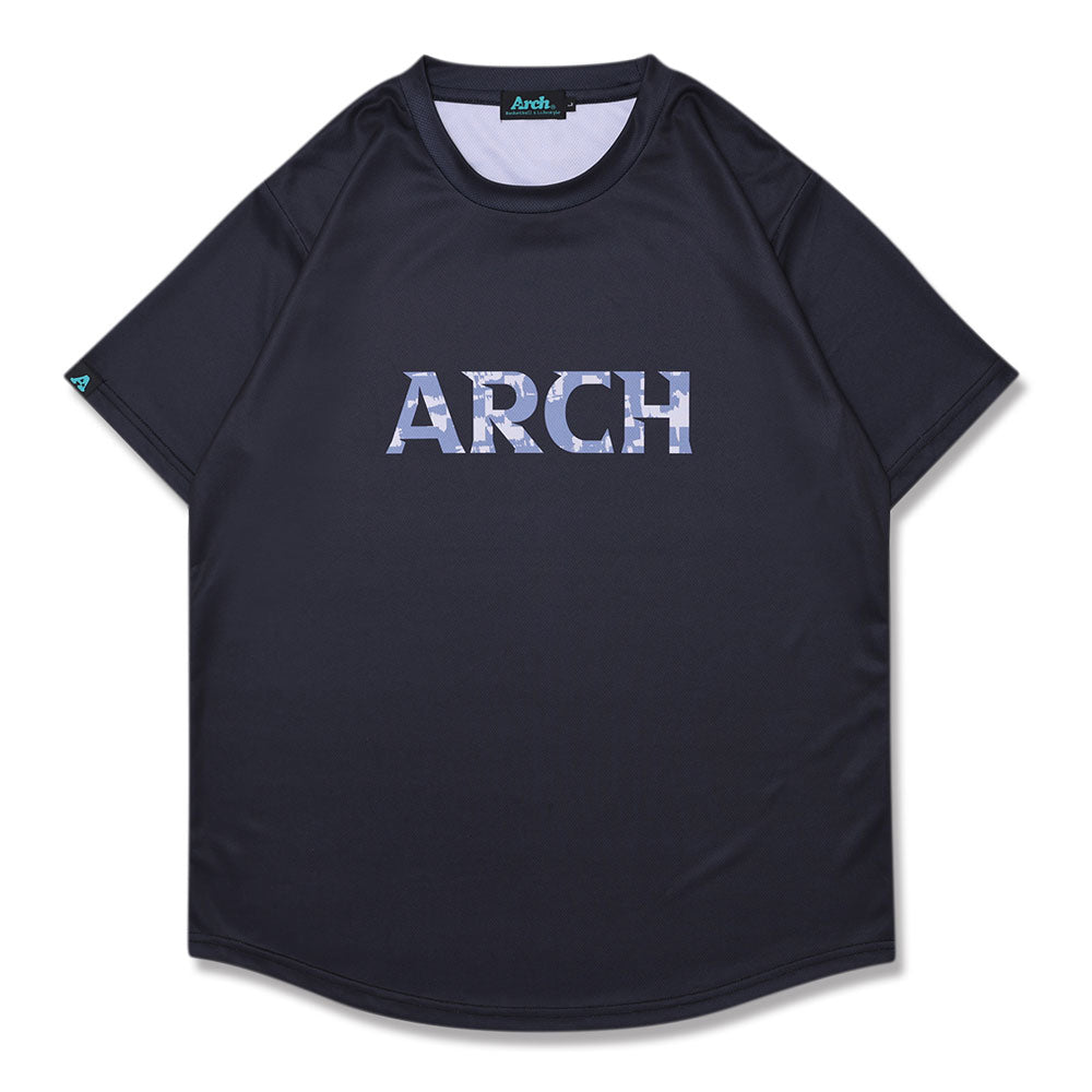 Arch grid faded tee DRY バスケットボール Tシャツ 半袖 メンズ