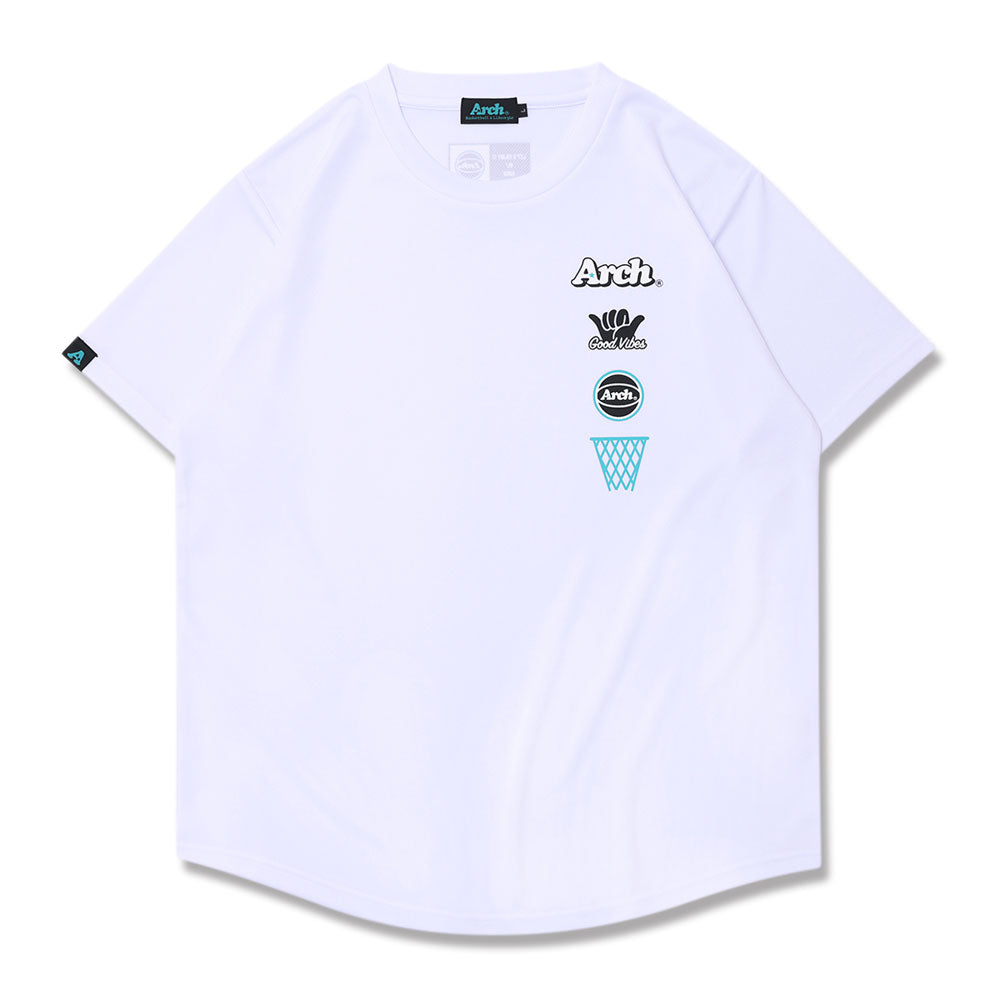 Arch icon tee メンズ 半袖Tシャツ バスケットボール トップス ドライT