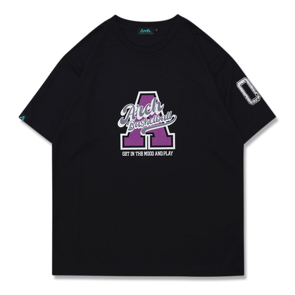 Arch cursive logo A tee メンズ バスケットボール 半袖Tシャツ