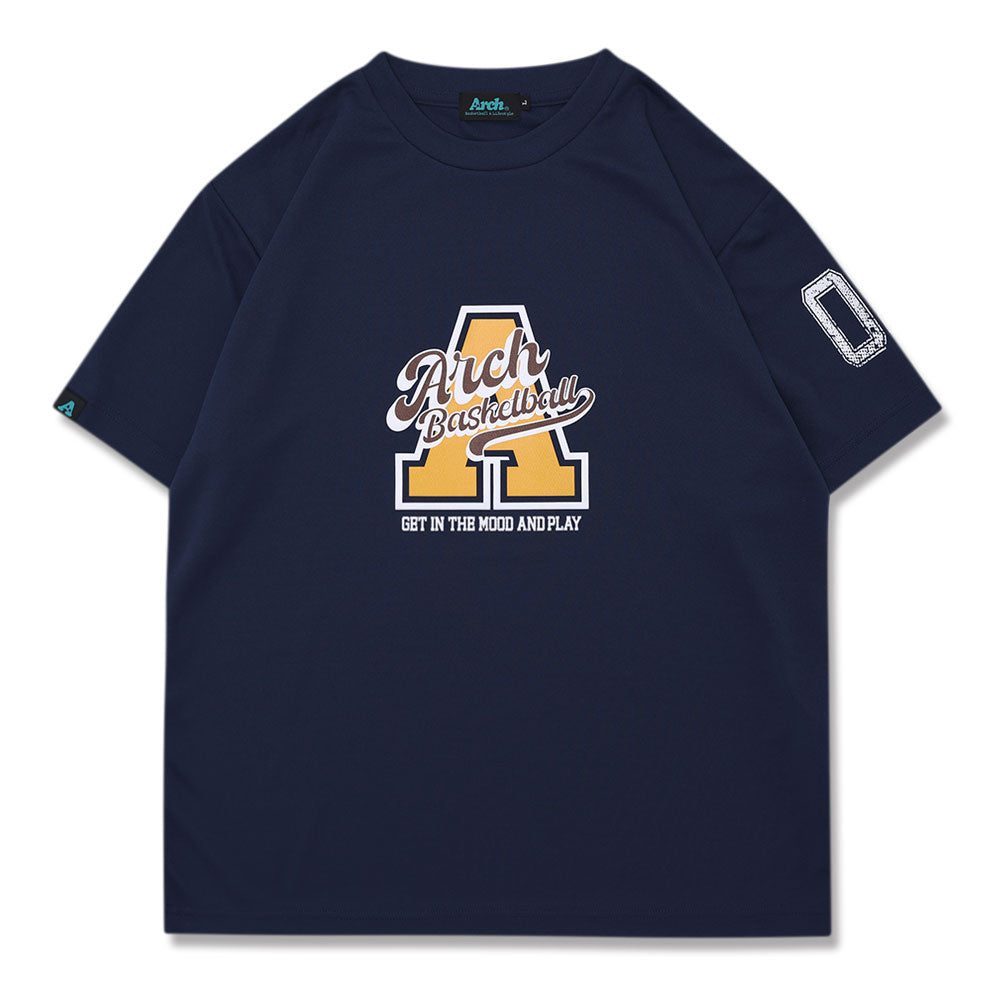 Arch cursive logo A tee メンズ バスケットボール 半袖Tシャツ
