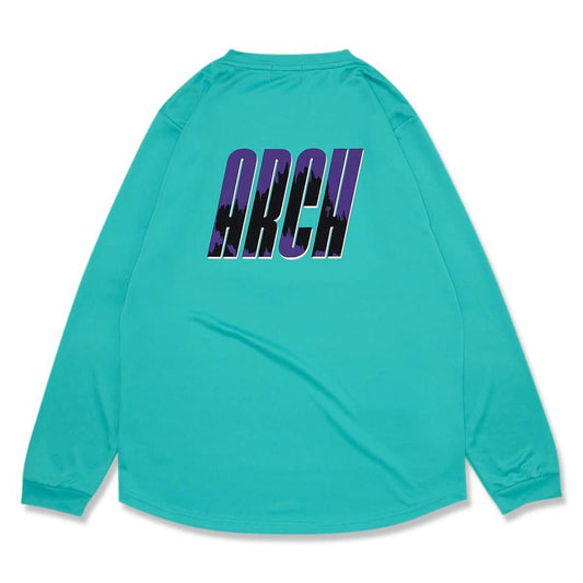 Arch tilt logo paint L/S tee バスケットシャツ ロンT ロング