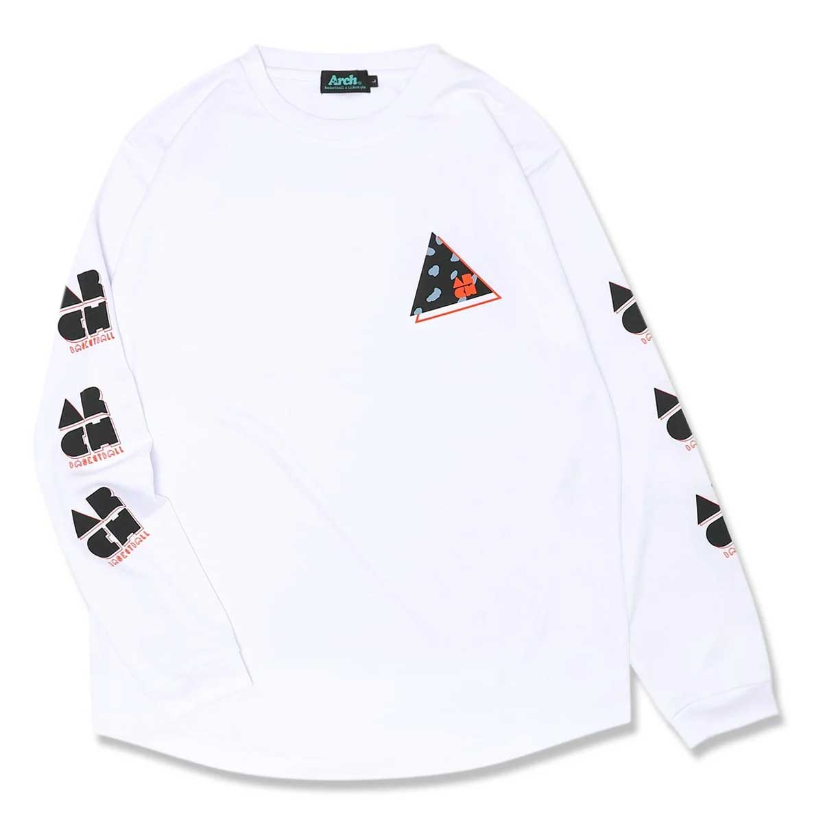 Arch block storm L/S tee バスケットウェア ロングスリーブ ロンT