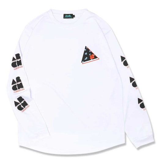 Arch block storm L/S tee バスケットウェア ロングスリーブ ロンT